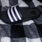 Adidas Shoes | Adidas Originals Mens Adilette Boost Slides Sandals Size 9 New Nwt | Color: Black/White | Size: 9