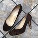 Kate Spade Shoes | Kate Spade Karolina Brown Suede Animal Print Trim Sz 10 | Color: Brown/Tan | Size: 10