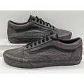 Vans Shoes | Mens Us 9.5 Womens Sz 11 Vans Old Skool Black On Black Rainbow Glitter Skater | Color: Black | Size: 9.5