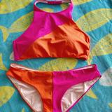 Victoria's Secret Swim | 4/$20 Womens Victorias Secret Bikini | Color: Orange/Pink | Size: L