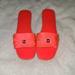 Kate Spade Shoes | Kate Spade Size 7 B Neon Orange Sandals | Color: Gold/Orange | Size: 7