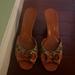 Gucci Shoes | Gucci Heels | Color: Brown/Orange | Size: 9.5