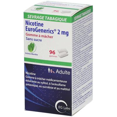 Nicotine EuroGenerics® Menthe 2 ...