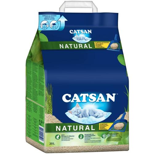 20l Natural Catsan klumpende Katzenstreu zum Sonderpreis!