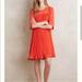 Anthropologie Dresses | Anthropologie Maeve Edie Swing Dress Sz 0 | Color: Orange | Size: 0