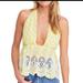 Free People Tops | Free People Polka Dot Halter Top | Color: Green/Yellow | Size: Xs