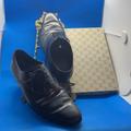 Gucci Shoes | Gucci Men’s Lace Shoes Made In Italy Size 7 Us 429192 Logo Shoes | Color: Black | Size: 40.5eu