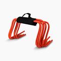 Splay 5-Pack Orange Hurdles 12 Inch - Sturdy and Durable Agility Training Set for Athletes and Fitness Enthusiasts The Set Includes 5 x Hurdles (Orange) and 1 x Black Velcro Strap as a Carrier