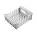 Captive Gala Stainless Steel Collapsible In Sink Dish Rack Stainless Steel in Gray | 3.54 H x 17.5 W x 8.85 D in | Wayfair 02DQY7454CXI9T6TD57S