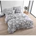 Marimekko Unikko Standard 100% Cotton Reversible Duvet Cover Cotton Percale in Gray/White | King Duvet Cover + 2 King Shams | Wayfair USHSFN1191143