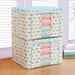 Trinx Storage Fabric Box Set Fabric in Blue/White | 12.99 H x 19.68 W x 15.74 D in | Wayfair 2AF9F4F1520B4FE99D3062096F239386