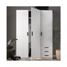 Armoire 147x200 h blanc mat - Salerno