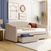 Merax Twin Upholstered Daybed with 2 Drawers