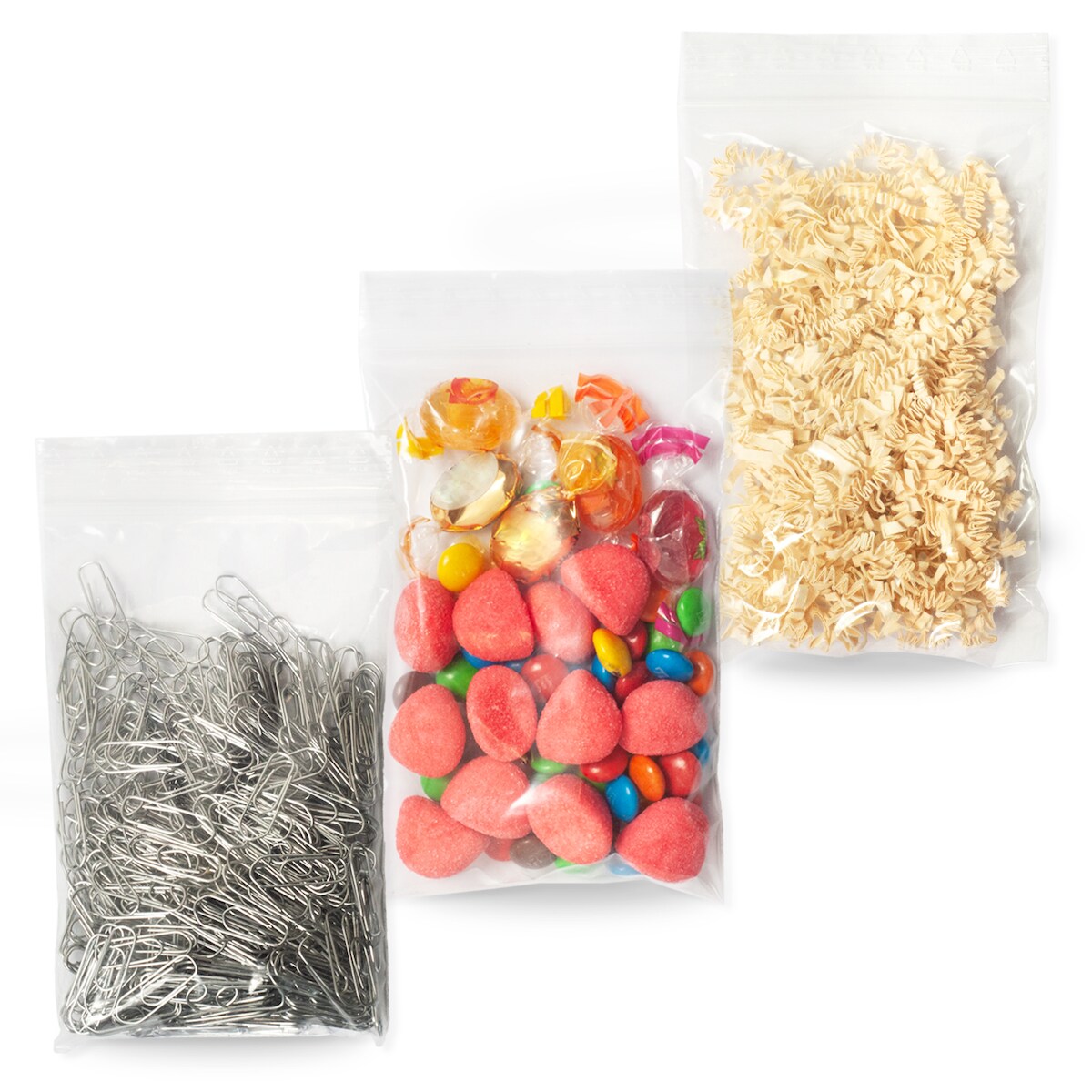 KK Verpackungen 500x Druckverschlussbeutel 250x350 mm 50 my LDPE ZIP Beutel Schnellverschlussbeutel Image