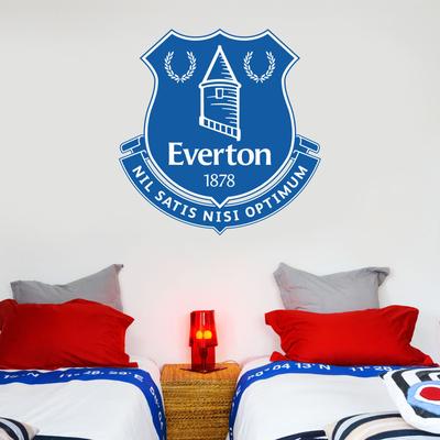 Everton Crest Wandaufkleber – 60 cm x 60 cm mit Aufkleberset – 60 cm x 30 cm Image
