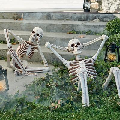 Outdoor Skeleton Figures - Sitting - Grandin Road
