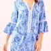 Lilly Pulitzer Dresses | Lilly Pulitzer Blue Hollie Tunic Casual Dress Xs | Color: Blue/Green | Size: Xs