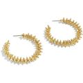 J. Crew Jewelry | Nwt J.Crew Beaded Cactus Hoops | Color: Gold | Size: Os