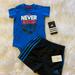 Adidas Matching Sets | Boy’s 6 Month Adidas Short Set | Color: Black/Blue | Size: 6mb