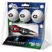 Georgia Bulldogs 3-Pack Golf Ball Gift Set with Black Crosshair Divot Tool