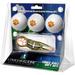 Clemson Tigers 3-Pack Golf Ball Gift Set with Gold Crosshair Divot Tool