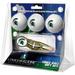 Michigan State Spartans 3-Pack Golf Ball Gift Set with Gold Crosshair Divot Tool