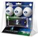 BYU Cougars 3-Pack Golf Ball Gift Set with Black Hat Trick Divot Tool
