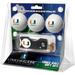 Miami Hurricanes 3-Pack Golf Ball Gift Set with Spring Action Divot Tool