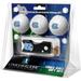 North Carolina Tar Heels 3-Pack Golf Ball Gift Set with Spring Action Divot Tool