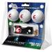 Washington State Cougars 3-Pack Golf Ball Gift Set with Spring Action Divot Tool