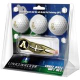 Appalachian State Mountaineers 3-Pack Golf Ball Gift Set with Gold Crosshair Divot Tool