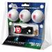 Utah Utes 3-Pack Golf Ball Gift Set with Spring Action Divot Tool