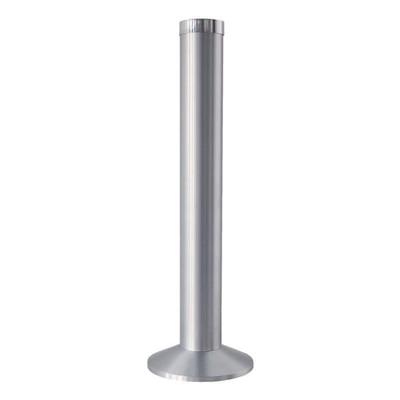 SZ Metall Aschenbecher-Säule 81 x 25 cm grau, 81 cm
