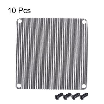 PC Dust Fan Screen with Screws for Cooling Dustproof Case Cover PVC