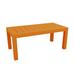 Vondom Jut Plastic/Resin Dining Table in Orange | 291.2 H x 703.4 W x 351.2 D in | Outdoor Dining | Wayfair 44406-ORANGE