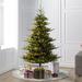 Vickerman Hudson Fraser Fir Artificial Christmas Tree, Dura-Lit LED Warm White Mini Lights, Metal in Gray | 57 W in | Wayfair G211066LED