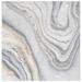 Gray/White 0.39 in Area Rug - Etta Avenue™ Teen Katelin Abstract Gray/Gold/White Area Rug Polyester | 0.39 D in | Wayfair