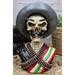 Trinx Dayami Skeleton Emiliano Zapata Salazar Figurine Resin in Black/Gray | 4.25 H x 3.25 W x 2.75 D in | Wayfair 4399CDD36676408CAA31C886248FDE67