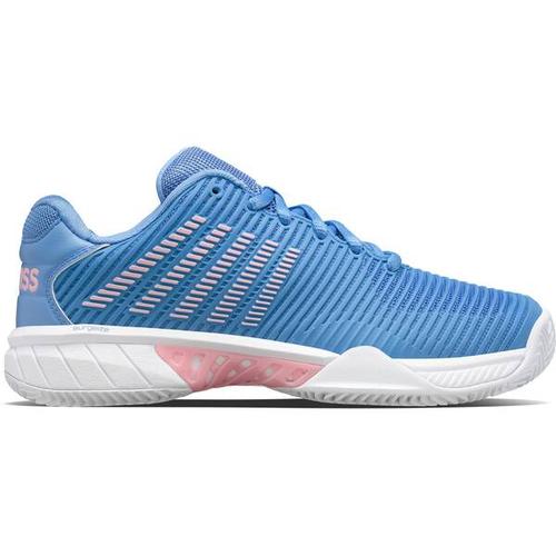 K-SWISS TENNIS Damen Tennisoutdoorschuhe Damen Tennisschuhe Hypercourt Express 2, Größe 37 ½ in Blau