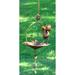 Red Barrel Studio® Umbrella Decorative Bird Feeder Stone, Glass in Brown/Gray | 6.33 H x 6.75 W x 5.75 D in | Wayfair