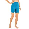 Plus Size Women's Swim Boy Short by Swim 365 in Blue Sea (Size 36) Swimsuit Bottoms