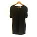 Anthropologie Dresses | Anthro Deletta Black Textured Puff Sleeve Mini Xs | Color: Black | Size: Xs