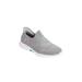 Women's The Slip-Ins™ Hands-Free Sneaker by Skechers in Grey (Size 7 M)