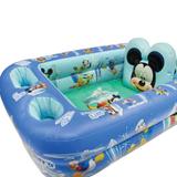 Disney Bath, Skin & Hair | Mickey Mouse Inflatable Safety Bathtub For Babies / Toddlers - Great For Travel! | Color: Blue/Green | Size: Osbb