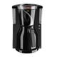 Cafetiere filtre Melitta Look iv Therm Selection 1011-12 Noir/Acier Brossé - 8 tasses - Systeme