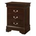 LYKE Home Anabelle 3 Drawer Nightstand