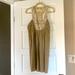 Anthropologie Dresses | Anthropologie Linen & Lace Racerback Dress, Size 6 | Color: Gold/Tan | Size: 6