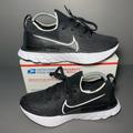 Nike Shoes | Nike React Infinity Run Flyknit Size 8 Mens Cd4371 002 Running Shoes Black | Color: Black/White | Size: 8