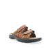 Men's Propet Vero Men'S Slide Sandals by Propet in Tan (Size 9 1/2 M)