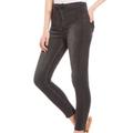 Free People Jeans | Free People Black/Gray Jean Lace Up Skinny Jeans | Color: Black/Gray | Size: 24